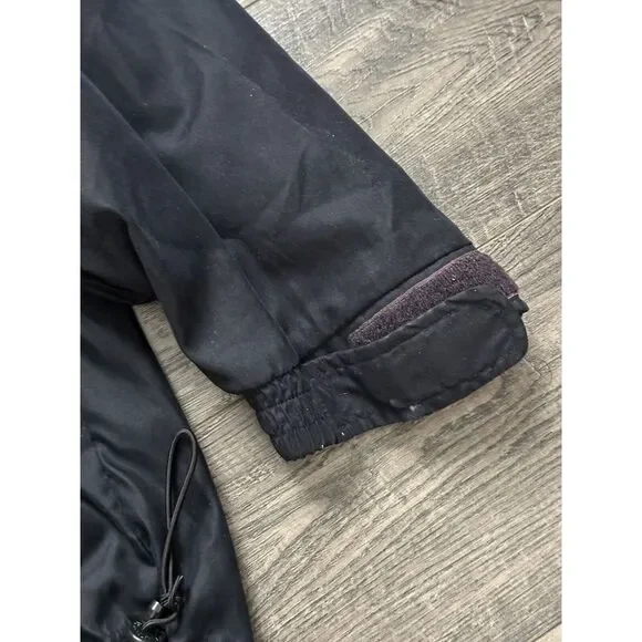 Vintage - Chaps Ralph Lauren Men's Windbreaker Navy Snap‎ Hidden Hoodie Size XL - Picture 7 of 10